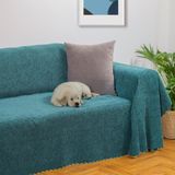 Latuda Home Premium Koltuk Örtüsü 175x300 LARGE Gramajlı Jakarlı Şönil Turkuaz | Kanepe Örtüsü | Kaymaz - 175 x 300 cm
