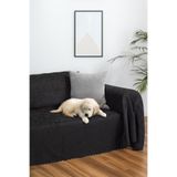 Latuda Home Premium Koltuk Örtüsü 175x350 XLARGE Gramajlı Jakarlı Şönil Antrasit| Kanepe Örtüsü | Kaymaz