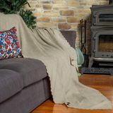 Latuda Home Zenit Koltuk Örtüsü 110x175 (2 Adet) Berjer Dekoratif Jakarlı Şönil | Kanepe Örtüsü | Kaymaz , Camel - 110 x 175 cm