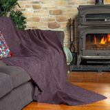 Latuda Home Zenit Koltuk Örtüsü 110x175 (2 Adet) Berjer Dekoratif Jakarlı Şönil | Kanepe Örtüsü | Kaymaz , Gül Kurusu - 110 x 175 cm