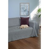 Latuda Home Zenit Koltuk Örtüsü 175x300 LARGE Dekoratif Jakarlı Şönil | Kanepe Örtüsü | Kaymaz , Bulut
