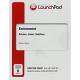 Launchpad for Environment, Six Month Access: Science, Issues, Solutions