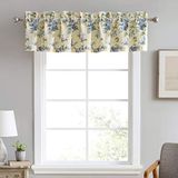Laura Ashley | Cassidy Koleksiyonu | Şık Premium Otel Kalitesi Valance Perde, Ev Dekoru için Şık Dekoratif Pencere İşlemesi, 86x15, Yumuşak Sarı