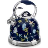 Laura Ashley Elveden Marine Blue 2.5l Indüksiyonlu Düdüklü Çaydanlık Tüm Ocaklara Uyumlu - Lacivert
