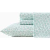Laura Ashley Margate Shells Tek Kişilik Pamuklu Perkal Nevresim Takımı - Mavi