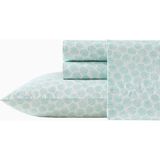 Laura Ashley Margate Shells Tek Kişilik Pamuklu Perkal Nevresim Takımı - Mavi