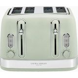 Laura Ashley Sage Leaf 4 Dilim Ekmek Kızartma Makinesi 2300W - Yeşil