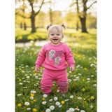 Laura Baby Love Ayıcık Peluş Nakışlı Kızbebek/çocuk Takım - Pembe - 6 Ay