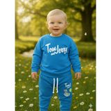 Laura Baby Tom ve Jerry Erkek Çocuk Alt Üst Eşofman Takımı - Mavi - 9 - 10 Yaş