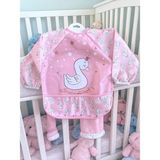 Laura Baby Uzun Kollu Sıvı Geçirmez Mama ve Aktivite Önlüğü - Çok Renkli - 6 - 24 Ay