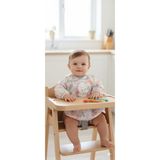 Laura Baby Uzun Kollu Sıvı Geçirmez Mama ve Aktivite Önlüğü - Pembe - 6 - 24 Ay