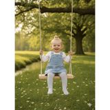 Laura Baby Yanı Çiçekli Kız Bebek/çocuk Jile Elbise - 9 - 12 Ay - Mavi