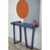 Laura Doğal Ahşap Dresuar Lacivert Renk - Mavi