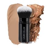 LAURA GELLER NEW YORK Geri çekilebilir Airbrush Kabuki Fırça Tüm Yüz Makyajı ve Sıvı, Krem ve Pudra Yüz Makyajı için Alüminyum Saplı