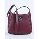 Lauren Ralph Lauren Bordo Kadın Deri Omuz Çantası 431966750010