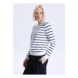 Lauren Ralph Lauren Çizgili Hırka, L, 5003368736, Beyaz, Kadın