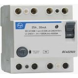 Lauritz Knudsen, BC402503- 4P 25A, 30 mA RCCB, Kaçak akım rölesi - 1 Adet