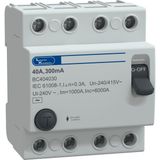 Lauritz Knudsen, BC404030-4P 40A, 300MA Rccb, Kaçak Akım Rölesi - Beyaz