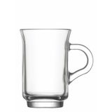 Lav Ada 6'lı Kulplu Çay Bardağı
