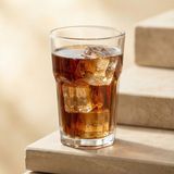 Lav Aras Cam Meşrubat Bardağı 6'lı 365 ml (Su/Soğuk Kahve Bardağı) - Şeffaf
