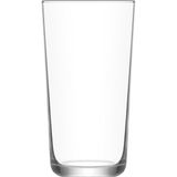 Lav Assos Cam Meşrubat Bardağı 3'lü 490 ml (Su/Kokteyl/Soğuk Kahve/Smoothie /Milkshake Bardağı ) - Şeffaf