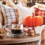 Lav Cozy Cam Espresso Fincanı 6 Kişilik 91 ml (Türk Kahvesi Fincanı ) - Renkli