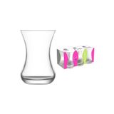 LAV Demet 48 Parça (1 KOLİ) Çay Bardağı Dmt303 (8 PAKET)