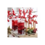LAV Elegan Cam Meşrubat Bardağı 6'lı 335 ml (Su/Limonata/Kokteyl/Soğuk Kahve Bardağı)