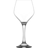 Lav Ella Cam Goblet 6'lı 440 ml Ayaklı (Şarap Kadehi , Kokteyl Bardağı) - Renkli
