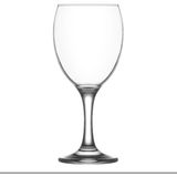 Lav Empire Cam Kırmızı Şarap Kadehi 6'lı 340 ml Ayaklı (Meşrubat Bardağı)