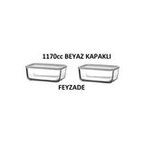 LAV FEYZADE CUBE Kahvaltılık Saklama Kabı Seti 2 adet 1170cc (CUB-238)