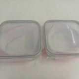 Lav Fresco Cam Kilitli Saklama Kabı 2’Li Set 1150Cc Kare (Frs-249)