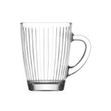 LAV Hestia Cam Fincan 6 Kişilik 250 ml Kulplu (Kahve/Çay Bardağı)