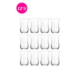 LAV Klasik Cam Çay Bardağı 12 Kişilik 115 ml