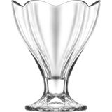 Lav Lily Cam Dondurma & Tatlı Kasesi 3'lü Küçük Boy 250 ml (Reçellik ) - Renkli