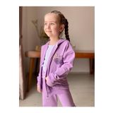Lav Mer Kids Kiz Çocuk Eşofman Takimi 2 Li. Boru Paça Farmuarli Kapuşonlu Takim. Love Baskili Takim.