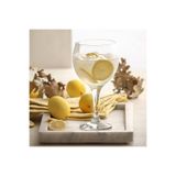 LAV Misket Cam Goblet 6'lı 645 ml Ayaklı (Şarap Kadehi , Kokteyl Bardağı)