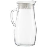Lav Misket Tekli Sürahi, 1.8 L Hacim, Cam, Beyaz