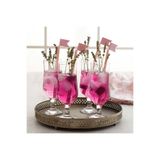 LAV Nevakar Cam Kokteyl Bardağı 6'lı 385 ml (Meşrubat/Smoothie /Milkshake/Soğuk Kahve Bardağı )