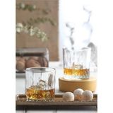 Lav Odin 6'lı Su Meşrubat Bardağı Şeffaf Cam Desenli 330 ml Hacimle Şık Sunum İçin