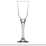 Lav Resital Cam Şampanya Kadehi 6'lı 200 ml Ayaklı (Kahve Yanı Su/Kokteyl Bardağı)