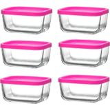 Lav Saklama Kabı Cam Kahvalılık 6 Lı - Saklama Seti 405 Cc N1122819