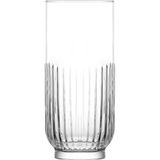 Lav Tokyo Cam Meşrubat Bardağı 6'lı 540 ml (Su/Kokteyl/Soğuk Kahve/Smoothie/Milkshake Bardağı) - Şeffaf