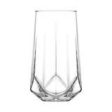 LAV Valeria Cam Meşrubat Bardağı 6'lı 460 ml (Büyük Su/Kokteyl/Soğuk Kahve Bardağı )