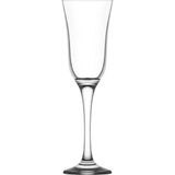 Lav Vals Cam Şampanya Kadehi 6'lı 190 ml Ayaklı (Kahve Yanı Su/Kokteyl Bardağı)