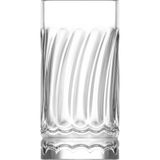 Lav Wave Cam Meşrubat Bardağı 4'lü 390 ml (Büyük Su/Soğuk Kahve/Kokteyl Bardağı ) - Şeffaf