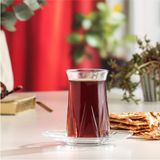 Lav Zoey Cam Çay Bardağı 6 Kişilik 165 ml - Çok Renkli
