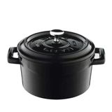 Lava 10 cm Yuvarlak Mini Döküm Demir Trendy Tencere