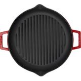 Lava 26 Cm Metal Kulplu Yuvarlak Izgara Tava