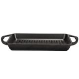 Lava 26x32 cm Metal Yekpare Kulplu Döküm Izgara Tava